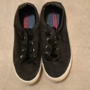 Rock & Candy Black Canvas Sneakers